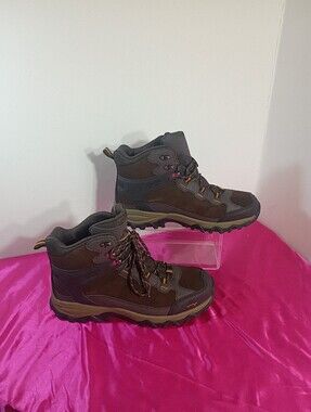 NORTIV8 Mens SZ 10.5 Suede Waterproof Hiking Boots JS19004M